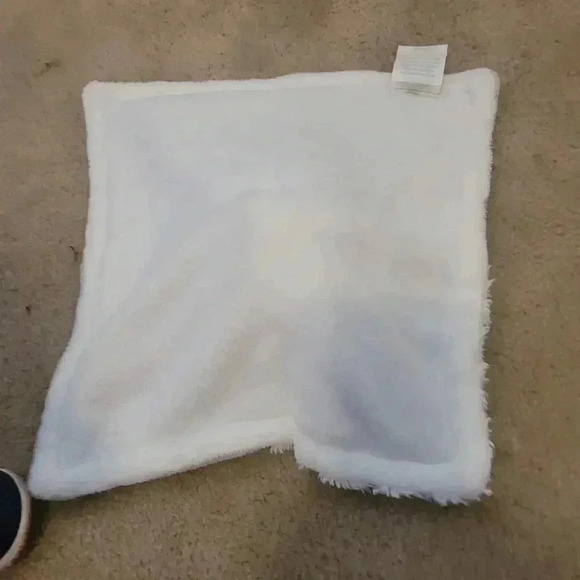 Baby essentials grey white plush elephant baby security blanket - Picture 2 of 5